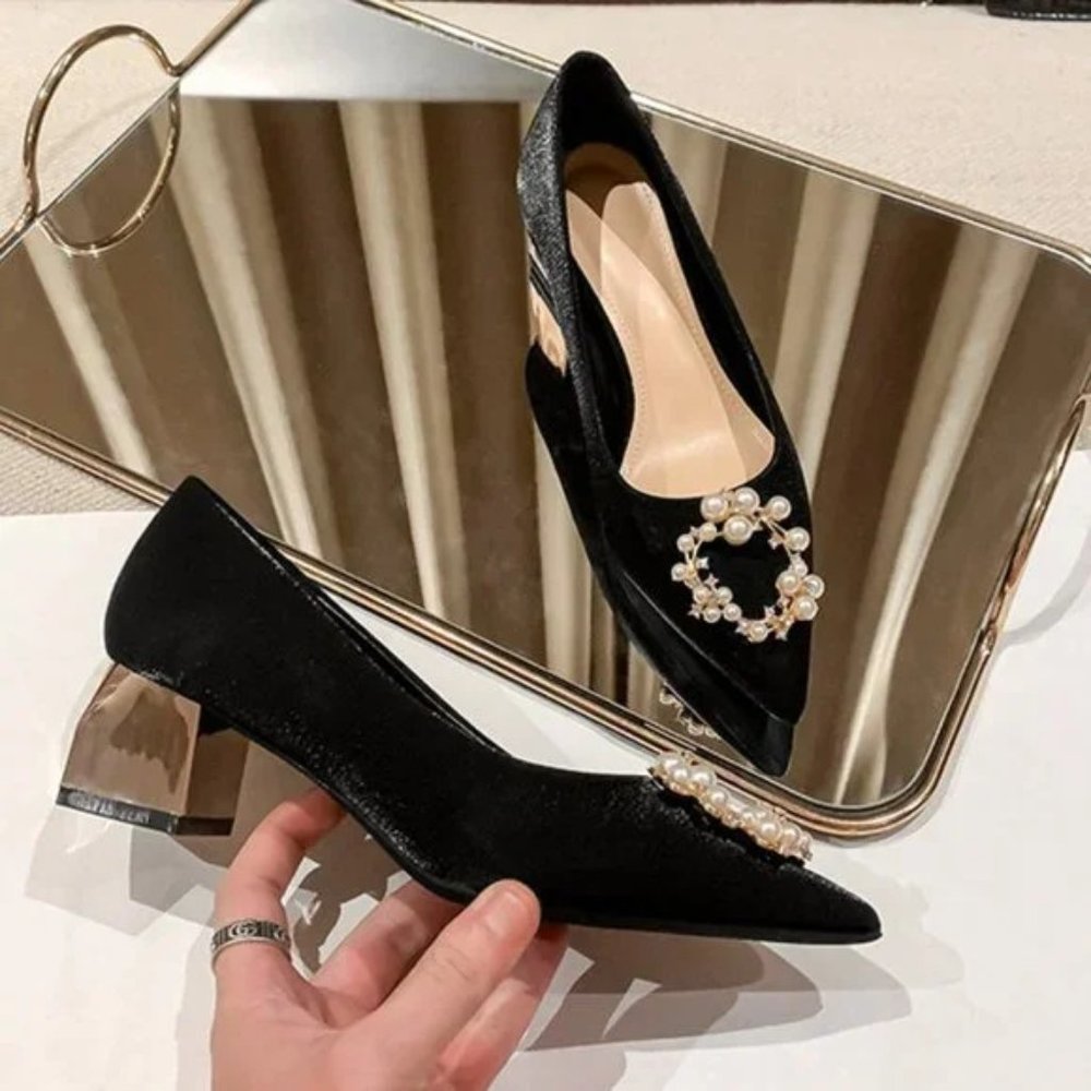 Wedding shoes are not tired of high heels single shoes